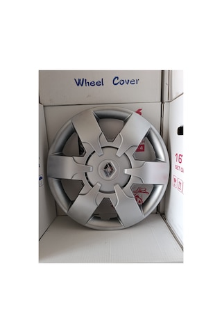 16 Renault Master Jant Kapağı 4 Lü Set Krom Amblem
