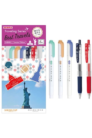 Zebra Limited Edition Traveling Series Set Özgürlük Anıtı-abd / 8