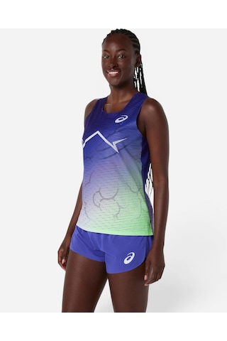 Asics Metaspeed Sınglet Kadın Mavi Atlet 2092a533-415