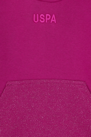 U.S. Polo Assn. Kız Çocuk Fuşya Kapüşonlu Sweatshirt 50290706-VR023
