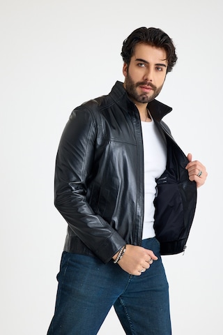 Franko Armondi Spor Erkek Deri Ceket E67-k-133-24049 Siyah