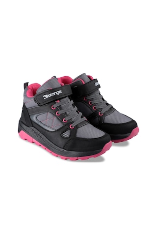 Slazenger KESHA Çocuk Cırt Cırtlı Siyah - Fuşya Bot