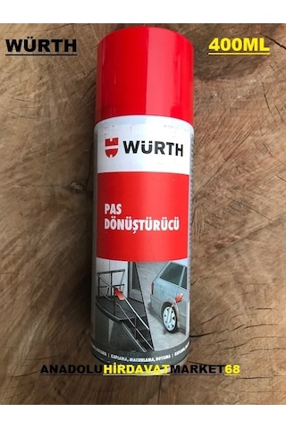 Würth Pas Dönüştürücü Paslı Yüzeyi Onarır Pas Sökücü 400 ML