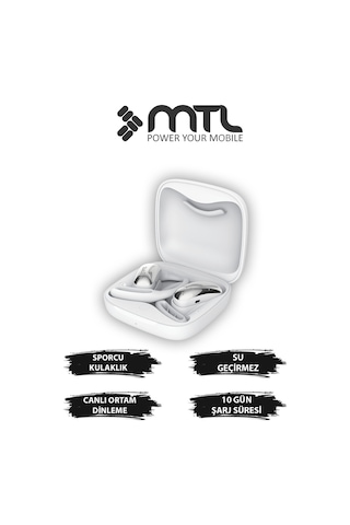 Ows Sporcu Kablosuz Bluetooth Kulaklık Kulak Üstü Ultra Konforlu Air Conduction Tipi Mt934