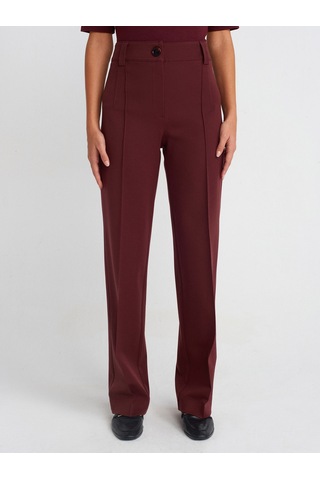 Dilvin 4888 Uzun Pantolon Bordo