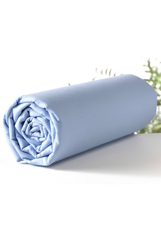 Maki Home Açık Mavi 100x200+50x70 Tek Kişilik Lastikli Çarşaf Set