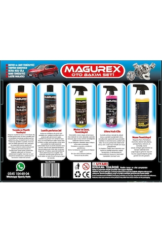 Magurex 5'li Oto Bakım Seti
