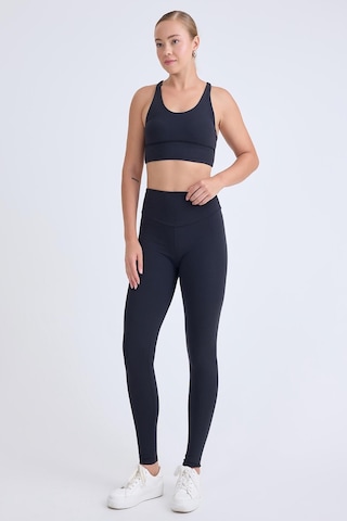 Vitrin Beli Lastikli Spor Tayt SiYAH