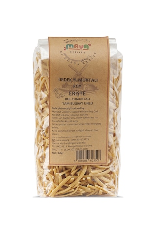 Maya Sosluca Ördek Yumurtalı Köy Erişte 350 Gr