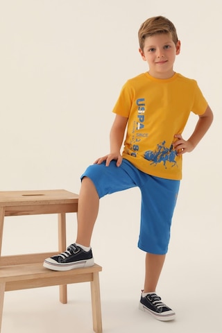 U.S. Polo Assn. Lisanslı To Be Hardal Erkek Çocuk Kapri Takım 5274-43112 Hardal