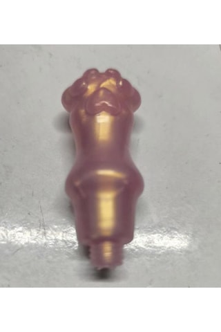 Mum Mühürü Sapı Kedi Patisi Model Sentetik Reçine Sedef Pembe M8 Karışık