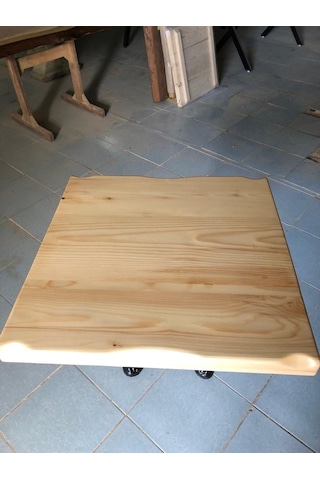 Bintaşmobilya Naturel Kütük Cafe Masası