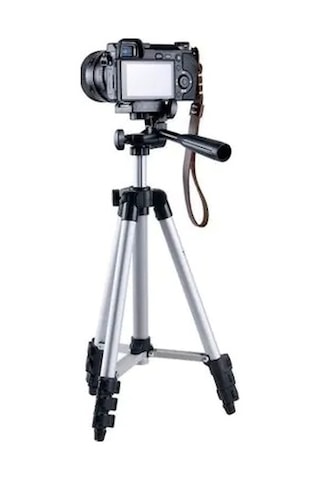 3110 Tripod Profesyonel Fotoğraf Kamera Tripot Telefon Tutucu