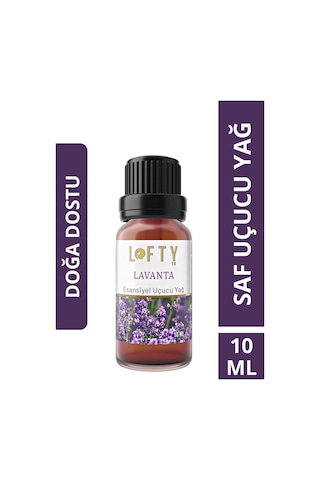 Lofty Lavanta Uçucu Yağ Buhurdanlık Esansı Oda Kokusu 10 ML