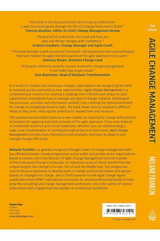 Agile Change Management: A Practical Framework For Successful Change Planning And Implementation