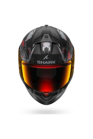 Shark Rıdıl 2 Molokai Kapalı Kask Mat Siyah - Kırmızı