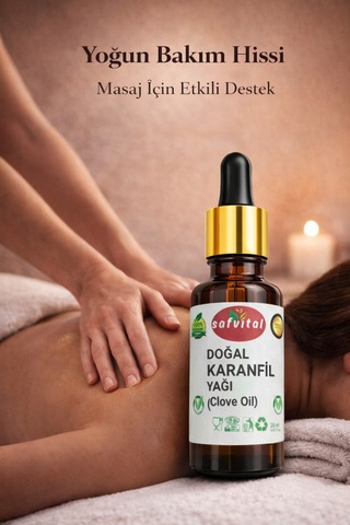 Safvital Karanfil Yağı 20 Ml Yoğun Aromatik Bakım Yağı Masaj Cilt Saç Ve Ferahlatıcı Deneyim İçin