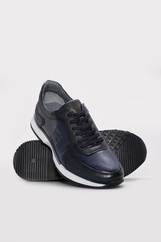 Fast Step Hakiki Deri Erkek Casual Ayakkabı 241ma1991 Lacivert