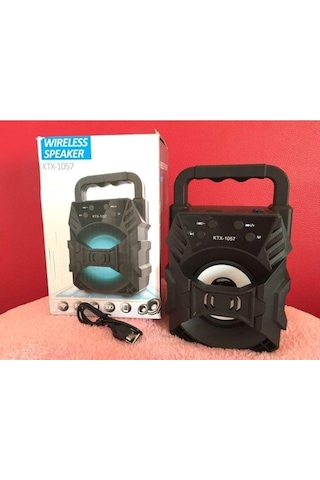 Polygold KTX-1057 Işıklı Ses Bombası Bluetooth Hoparlör