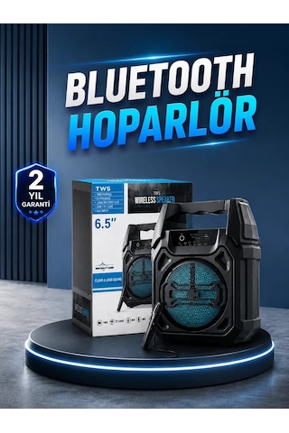 Hepsi 15w Güçlü Ses Çıkışlı Bluetooth Hoparlör Fm Radyo Ve Mikrofon Destekli Najmaddin