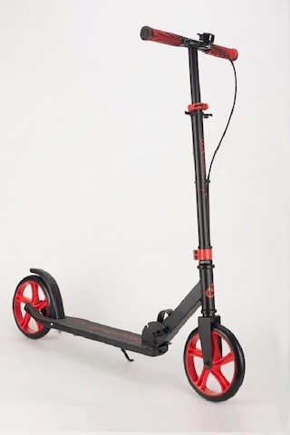 Cool Wheels 12 + Yaş Frenli Scooter / Siyah-kırmızı