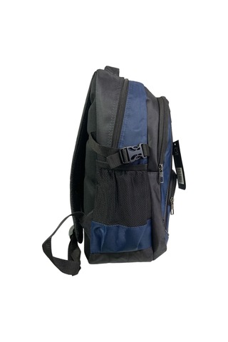 Büyük Su Geçirmeyen Kalın Kumaş Ortopedik Çok Bölmeli Okul Gezi Seyahat Kamp Sırt Çantası 32cmx47cm Lacivert