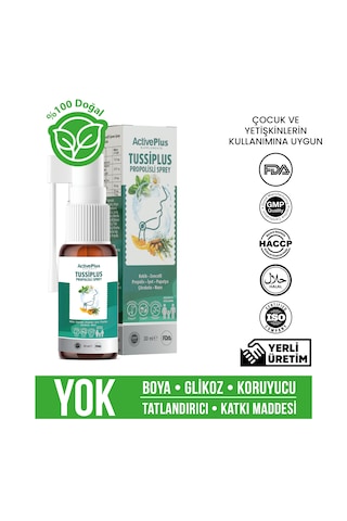 Active Plus Tussiplus Propolisli Sprey 30 ML