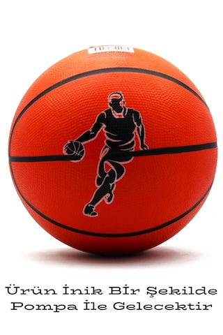 Basketbol Topu Iç Dış Mekan Pompa Hediyeli 7 Numara Turuncu