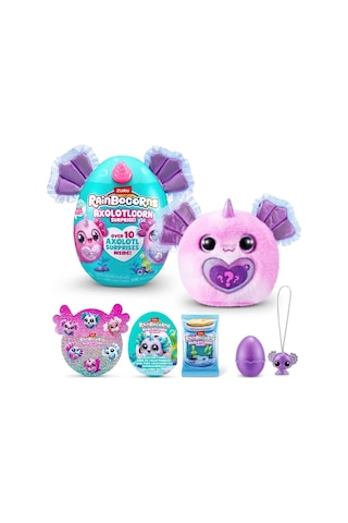 Rar35000 Rainbocorn Axolotlcorn Sürpriz Peluş Çok Renkli