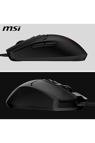 Msı Gg Forge Gm100 Gamıng Mouse Max 6400 Dpı 108gr 1,5m Kablo Optık Sensor Mıcro Swıtch Rgb Led Oyuncu Faresı