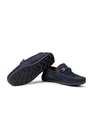 Halb Hakiki Deri Erkek Günlük Ayakkabı, Loafer Ayakkabı, Hafif Ayakkabı, Tokalı Loafer, Süet Loafer