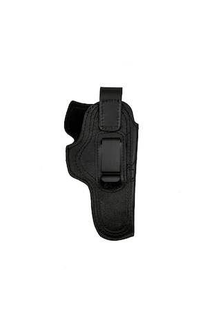 Smith Wesson 5906 İçin Uyumlu Çorap Tipi Deri İç Kılıf Metal Maşalı Siyah