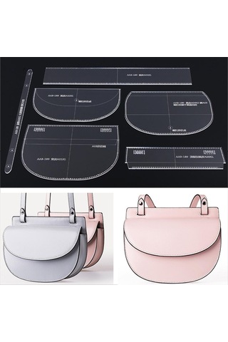 Suntek Deri Cüzdan Çanta Için Şeffaf Akrilik Şablon Desen