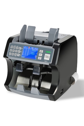 Baove Gb9200 Pro Mix Çift Katlı Karışık Para Sayma Makinesi - 20 Ülke Parası - Yazıcılı - Çift Ekranlı