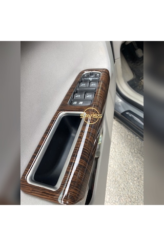Volvo S40 Özel desen Koyu Meşe Full set,Torpido Maun Kaplama,Konsol Kaplama (Koyu Meşe)