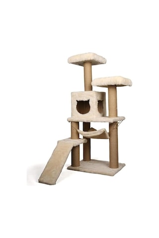 Pet Kedi Tırmalama Kulesi Oyun Evi Platformlu
