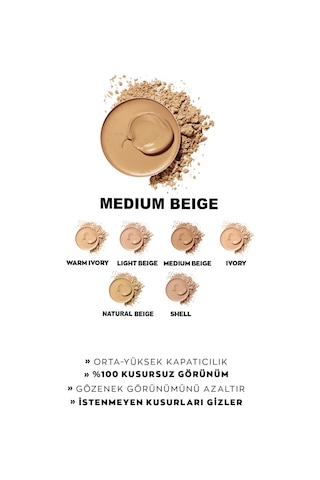 Avon Ideal Flawless Pata Krem Fondöten Medium Biege