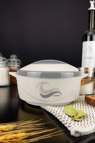 Digithome Ckr3148 Paslanmaz Çelik Hazneli Yemek Termosu 500 ML Beyaz