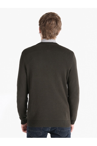 Colin's Colins Yeşil Erkek Kazak Cl1065803 Q1.v2 Kha 001