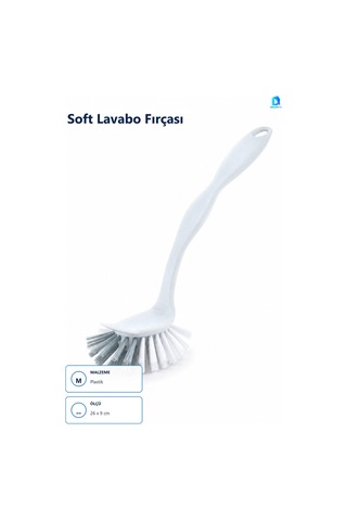 Soft Lavabo Fırçası Çok Renkli 26 X 9 Cm