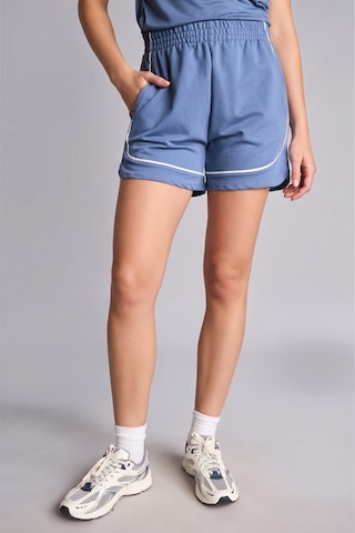 Defacto Biyeli Standart Fit Sporcu Kısa Paça Şort I3206ax26aube364 Mavi-be364