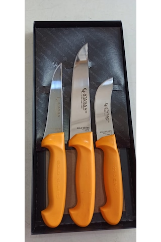 Atsan Kasap Bıçak Seti Turuncu