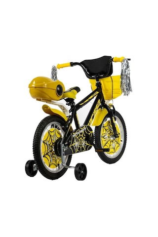 Sarissa Çocuk Bisikleti 20 Jant Uyumlu Denge Tekeri Bisiklet Yan Teker Siyah