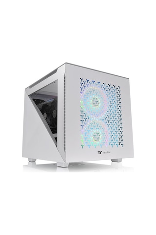 Thermaltake Divider 200 TG CA-1V1-00S6WN-01 Micro Atx Oyuncu Bilgisayar Kasası Beyaz