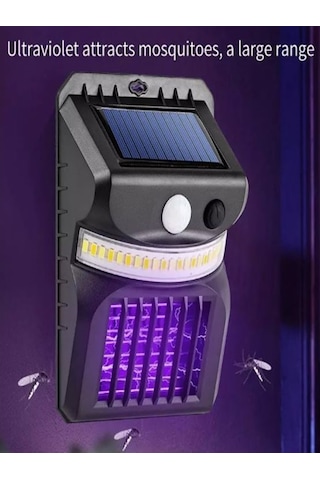 Güneş Enerjili Sinek Öldürücü Sensörlü Solar Lamba