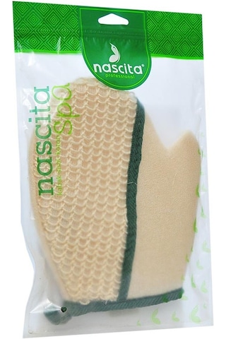 Nascita Sisal Eldiven Lif Kese 18x20Cm Doğal Lifli
