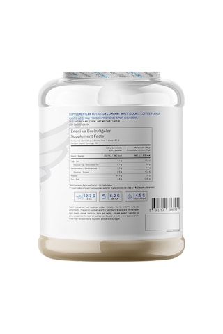 Supplementler Whey Isolate 1000 Gr Kahve