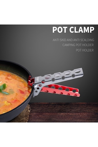 Sundick Alüminyum Tava Tutucu Kırmızı Diğer