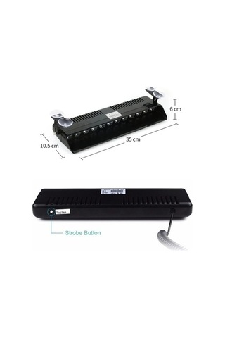 Flybuy Anmingpu Acil Liderlik Çakarli Lamba Polis Araba Kamyon Için Kirmizı Mavi Amber, 1 Adet Kırmızı 1 Adet Beyaz 1 Adet