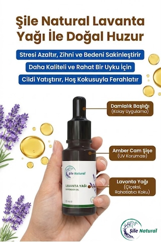 Lavanta Yağı 10 Ml Distile %100 Saf